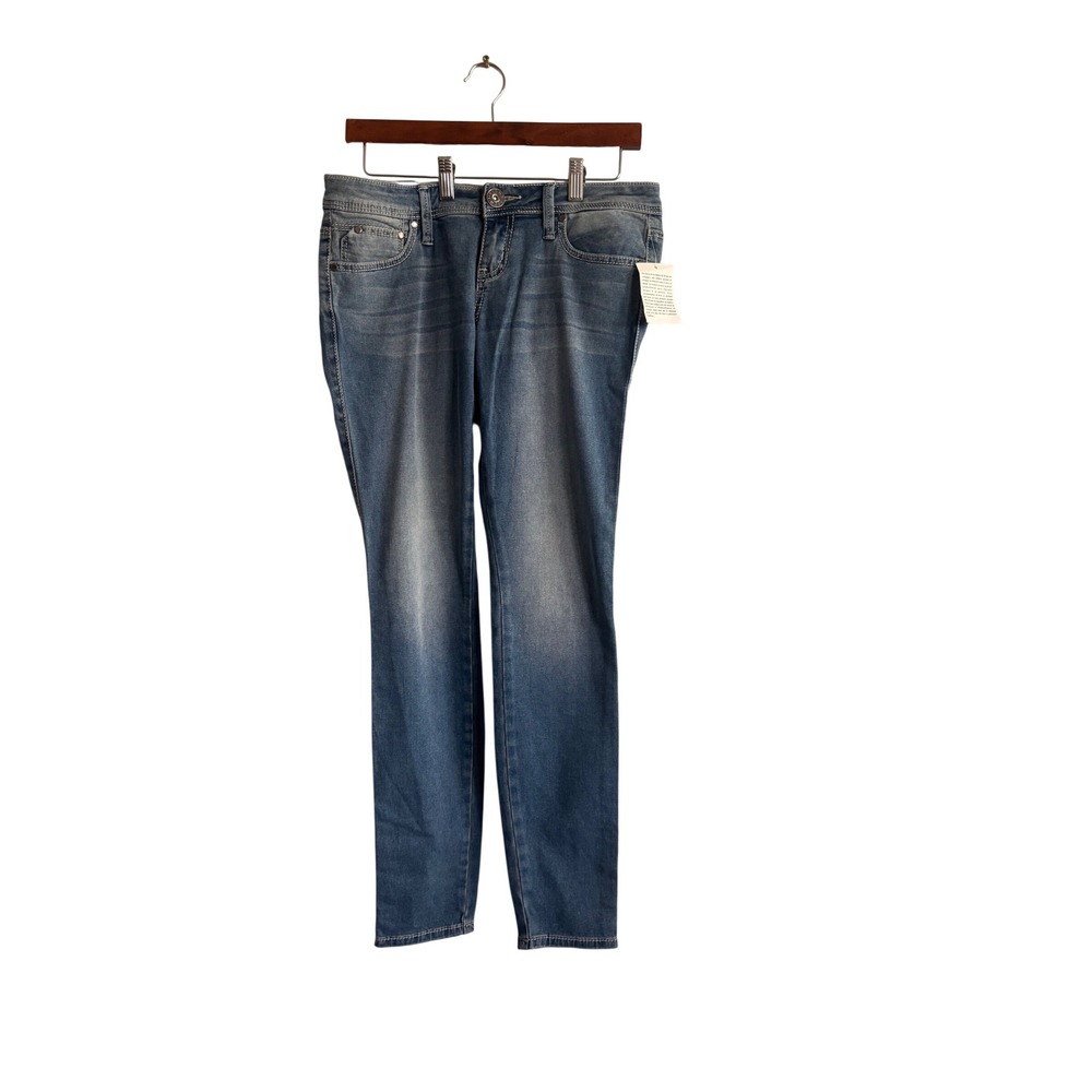GUESS Maxine Fit Low Rise  Medium Wash Blue Skinny‎ Denim Jeans NWT Size 29